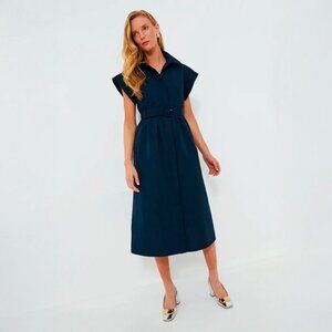 Tuckernuck | Size L | Chloe Dress in Navy Blue ($298)